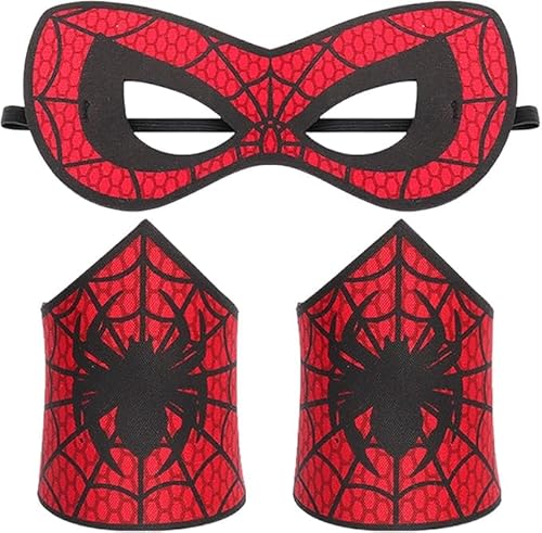 Yapartifa Spinnenmaske für Kinder – Halloween-Spinnenkostümmasken mit Armbändern für Jungen, Party, Cosplay Yapartifa Spinnenmaske für Kinder – Halloween-Spinnenkostümmasken mit Armbändern für Jungen, Party, Cosplay von Yapartifa