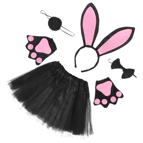 Yardenfun 1 Satz Kostümset für Hasenohren mit Haarreifen Schleife Tutu Rock Handschuhen Halloween Partys Cosplay Leichtem Sicherem Material für Erwachsene Yardenfun 1 Satz Kostümset für Hasenohren mit Haarreifen Schleife Tutu Rock Handschuhen Halloween Partys Cosplay Leichtem Sicherem Material für Erwachsene von Yardenfun