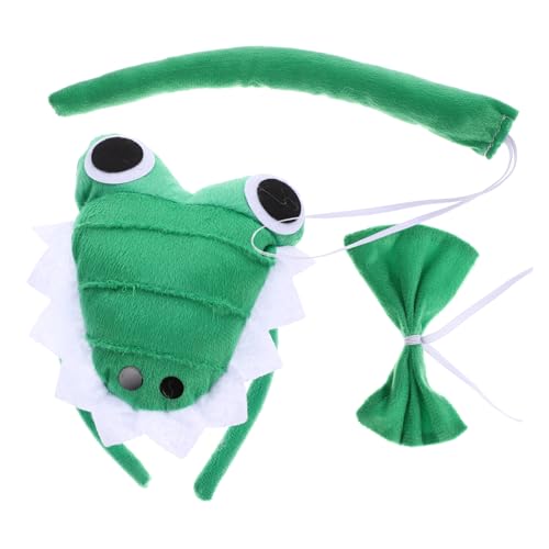 Yardenfun 1satz Headband Set Fliege Krokodil Kostüm Für Erwachsene Für Cosplay Themenpartys Und Aufführungen Yardenfun 1satz Headband Set Fliege Krokodil Kostüm Für Erwachsene Für Cosplay Themenpartys Und Aufführungen von Yardenfun