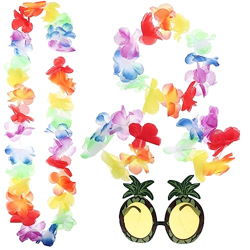 Yardenfun 1 Satz Teiliges Set mit Blumenkranz und Ergonomischen Sonnenbrillen für Luau Feiern Tropische Veranstaltungen und Hochzeiten als Fotorequisiten Yardenfun 1 Satz Teiliges Set mit Blumenkranz und Ergonomischen Sonnenbrillen für Luau Feiern Tropische Veranstaltungen und Hochzeiten als Fotorequisiten von Yardenfun