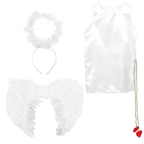 Yardenfun 1 Set Valentinstag Outfits Amor Kostüm Für Kinder Valentinstag Kostüm Cosplay Amor Kostüm Amor Kostüm Für Valentinstag Amor Kostüm Für Kinder Dekoratives Amor Kostüm von Yardenfun