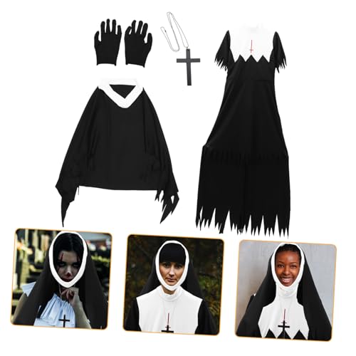 Yardenfun Kreatives Zombie-nonnen-kostüm Für Halloween Party-uniform Für Erwachsene Hervorragende Verarbeitung Yardenfun Kreatives Zombie-nonnen-kostüm Für Halloween Party-uniform Für Erwachsene Hervorragende Verarbeitung von Yardenfun