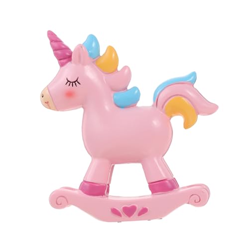 Yardenfun 1 Stück Hübscher Einhorn Kuchen Topper aus Stabilem Material für Geburtstagsfeiern und Dekoration für Erwachsene von Yardenfun
