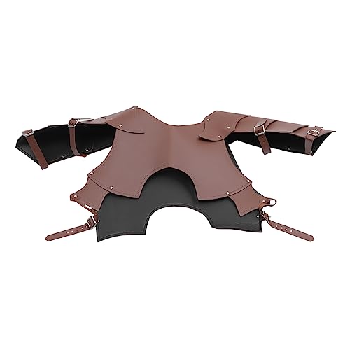 Yardenfun 1 Stück PU Herren Samurai Schulterpanzer Kostüm Cosplay Zubehör für Mittelalterliche Veranstaltungen Braunes Kunstleder für Halloween Theateraufführungen Yardenfun 1 Stück PU Herren Samurai Schulterpanzer Kostüm Cosplay Zubehör für Mittelalterliche Veranstaltungen Braunes Kunstleder für Halloween Theateraufführungen von Yardenfun