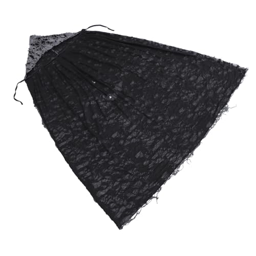 Yardenfun Kostümzubehör 1pc Schwarzer Zerfetzter Umhang Halloween Dekorativer Umhang Festivalumhang Performance-umhang Bequem von Yardenfun