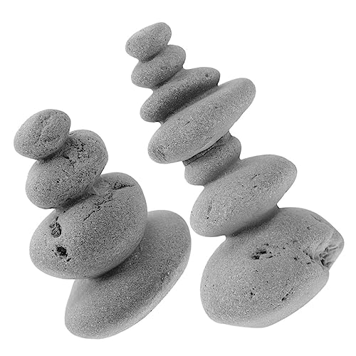 Yardenfun 1 Stück Zen Garten Stein Dekoration Teiliges Realistische Landschafts für Zuhause Mikro Landschaftsobjekte Handgefertigte Desktop und Aquarien von Yardenfun