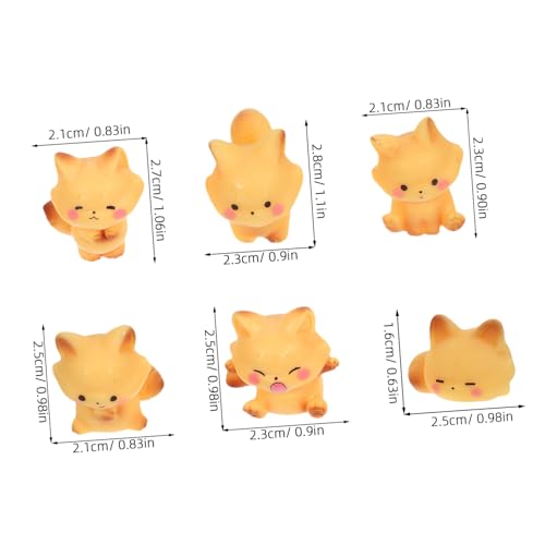 Yardenfun 12 Stück Teiliges Fuchs aus Resin Filigrane Kleine Tierfiguren Vielseitige Miniaturen für Feengarten Schreibtisch und Hochzeitstischdekoration als für Babyparty und Wohnaccessoire Yardenfun 12 Stück Teiliges Fuchs aus Resin Filigrane Kleine Tierfiguren Vielseitige Miniaturen für Feengarten Schreibtisch und Hochzeitstischdekoration als für Babyparty und Wohnaccessoire von Yardenfun