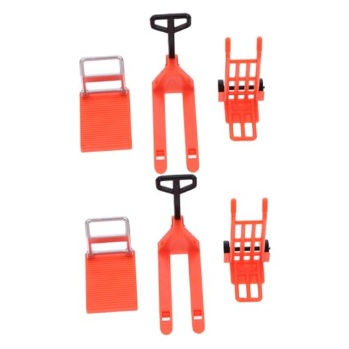 Yardenfun 1Satz Gabelstapler Spielzeugset Teiliges Verkehrsmodell für Mini Handtrolley und Straßenbarrikaden für Puppenhaus und Spielwelten Yardenfun 1Satz Gabelstapler Spielzeugset Teiliges Verkehrsmodell für Mini Handtrolley und Straßenbarrikaden für Puppenhaus und Spielwelten von Yardenfun