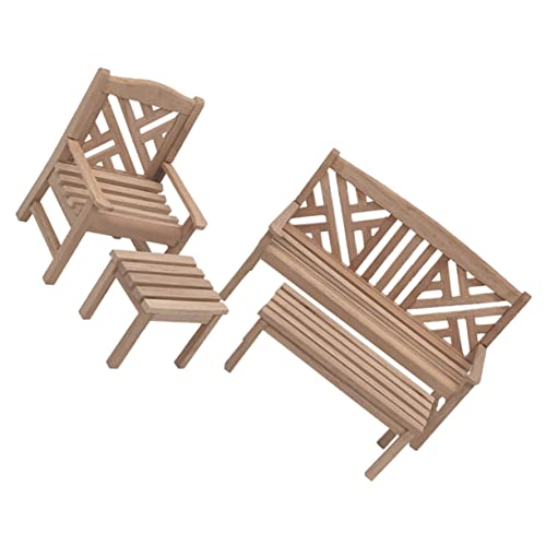 Yardenfun 1Satz Gartenmöbel Teiliges Puppenhausmöbel Bestehend und Stühlen für Mini für Freunde Yardenfun 1Satz Gartenmöbel Teiliges Puppenhausmöbel Bestehend und Stühlen für Mini für Freunde von Yardenfun