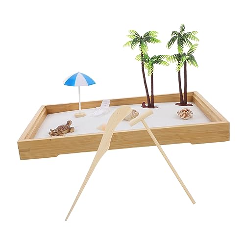 Yardenfun 1Satz Miniatur Sandtablett für Zen Garten Dekoration DIY Strand Sandkasten für und Bürodekoration Beruhigendes Design für Kreative Räume Yardenfun 1Satz Miniatur Sandtablett für Zen Garten Dekoration DIY Strand Sandkasten für und Bürodekoration Beruhigendes Design für Kreative Räume von Yardenfun