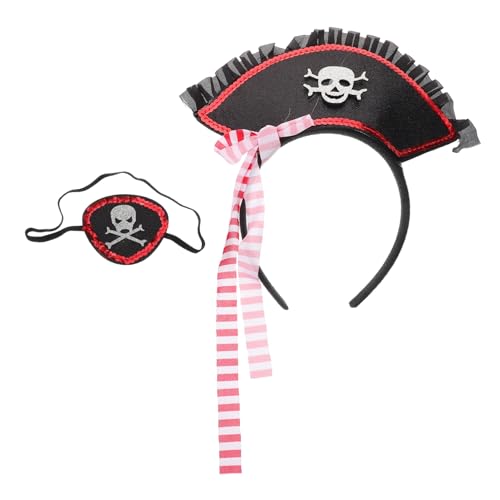 Yardenfun 1Satz Piratenkostüm für Halloween mit Haarband Augenmaske und Zubehör für Piratenpartys Geeignet für Erwachsene Langlebig und Auffällig Yardenfun 1Satz Piratenkostüm für Halloween mit Haarband Augenmaske und Zubehör für Piratenpartys Geeignet für Erwachsene Langlebig und Auffällig von Yardenfun