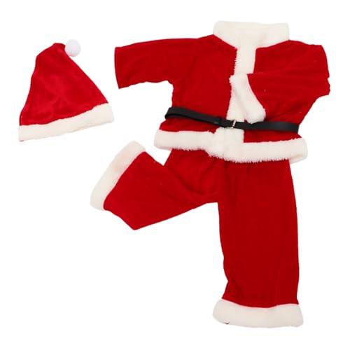 Yardenfun 1Satz Weihnachtsmann Kostüm Für Jungen Süßes Outfit Mit Mütze Kleidung Für Weihnachten Perfektes Cosplay Für Partys Fotografie Yardenfun 1Satz Weihnachtsmann Kostüm Für Jungen Süßes Outfit Mit Mütze Kleidung Für Weihnachten Perfektes Cosplay Für Partys Fotografie von Yardenfun