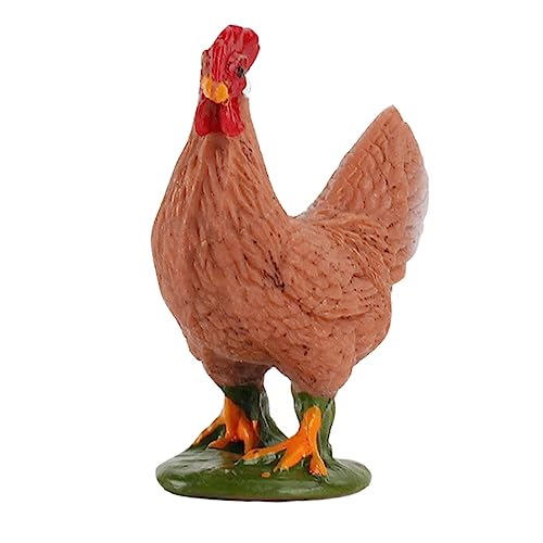 Yardenfun 1Stück Simulations Geflügelmodell Realistische Hühnerfigur Umweltfreundlichem für Wohnkultur und Garten Deko Langlebig und Sicher für Gewicht von Yardenfun