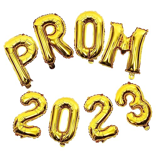 Yardenfun 2 Sätze Graduation Party Balloons Prom Dekoration Leichte Sichere Ballons für Innen und Außen für Fotorequisiten und Festliche Feiern von Yardenfun