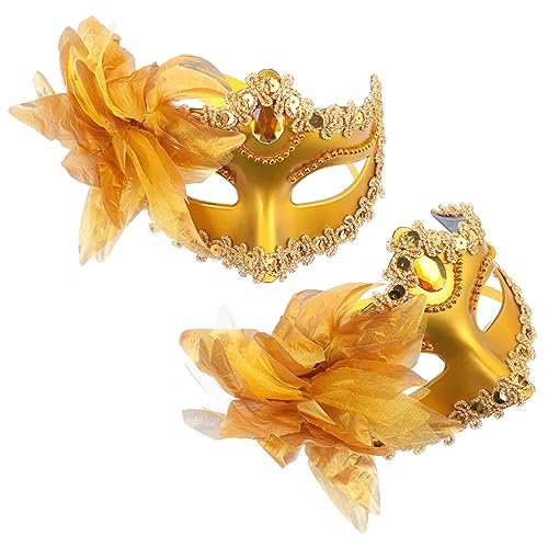 Yardenfun 2 Stück Lilienmaske Zarte Maskerademaske Maskerade Blumenmaske Blumenmaske Für Maskenball Maske Karnevalsmaske Partymaske Blumen Halbmaske Blumen Gesichtsmaske Yardenfun 2 Stück Lilienmaske Zarte Maskerademaske Maskerade Blumenmaske Blumenmaske Für Maskenball Maske Karnevalsmaske Partymaske Blumen Halbmaske Blumen Gesichtsmaske von Yardenfun