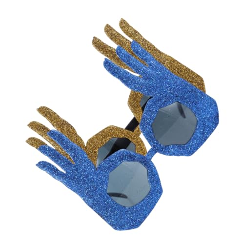 Yardenfun 2 Stück Ok Hand Form Sonnenbrille Lustige Schräge Partybrille für Erwachsene für Cosplay Maskerade und Events Tragbar und Leicht von Yardenfun