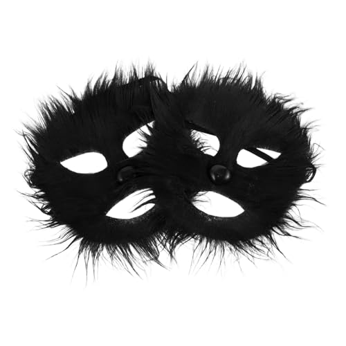 Yardenfun 2 Stück Realistische Tiermaske für Cosplay für Halloween Party Verkleidung und Theateraufführungen Elegantes Gentleman Design für Authentische Charakterdarstellung von Yardenfun