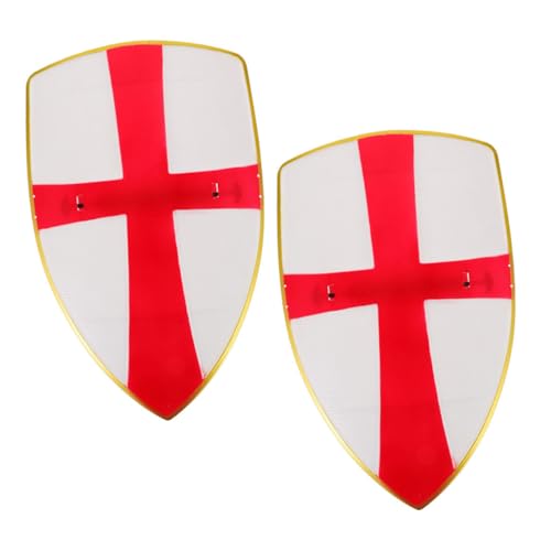 Yardenfun 2 Stück Schild Mittelalterliche Ritter Requisiten für Jungen Leicht Bruchsicher für Rollenspiele Partys Yardenfun 2 Stück Schild Mittelalterliche Ritter Requisiten für Jungen Leicht Bruchsicher für Rollenspiele Partys von Yardenfun