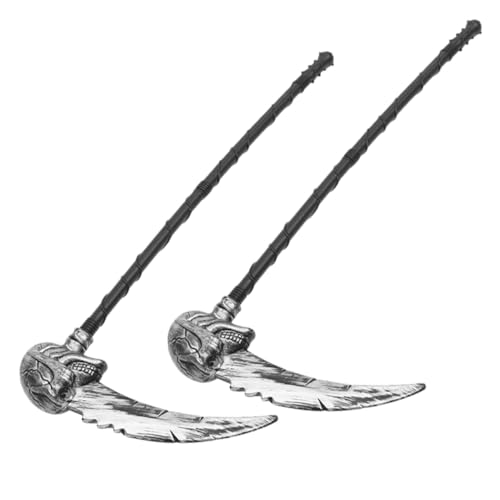 Yardenfun 2 Stück Teiliges Halloween Sense Reaper Kostümzubehör aus Robustem Kunststoff Realistische Grim Reaper Abnehmbar Leicht und Vielseitig für Erwachsene und Gruselige Partydeko und Yardenfun 2 Stück Teiliges Halloween Sense Reaper Kostümzubehör aus Robustem Kunststoff Realistische Grim Reaper Abnehmbar Leicht und Vielseitig für Erwachsene und Gruselige Partydeko und von Yardenfun