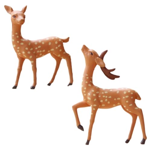 Yardenfun 2 Stück Teiliges Rehfigur Kleine Tierfiguren für Garten und Langlebige Wetterfeste Deko für Innen und Außen Leichte Verschleißfeste Waldtiere für DIY Yardenfun 2 Stück Teiliges Rehfigur Kleine Tierfiguren für Garten und Langlebige Wetterfeste Deko für Innen und Außen Leichte Verschleißfeste Waldtiere für DIY von Yardenfun