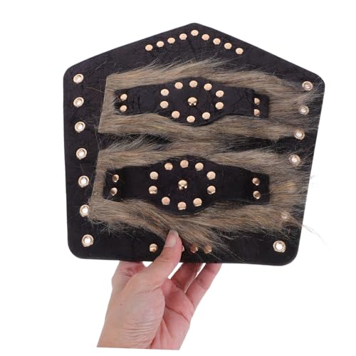 Yardenfun 2 Stück Verstellbare Mittelalterliche Armbänder aus Kunstleder Retro Renaissance Arm Guards für Männer und Frauen Vintage Bracers für Cosplay Kostüm-Accessoire Braun Yardenfun 2 Stück Verstellbare Mittelalterliche Armbänder aus Kunstleder Retro Renaissance Arm Guards für Männer und Frauen Vintage Bracers für Cosplay Kostüm-Accessoire Braun von Yardenfun