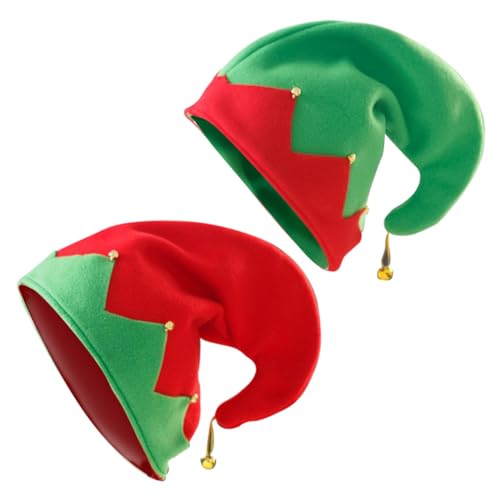 Yardenfun 2 Stück Weihnachtliche Elfenmützen aus Weichem Flanell in Rot und Grün Trendige Bequeme Festtagskopfbedeckung für Langlebig und Modisch Party Accessoires Yardenfun 2 Stück Weihnachtliche Elfenmützen aus Weichem Flanell in Rot und Grün Trendige Bequeme Festtagskopfbedeckung für Langlebig und Modisch Party Accessoires von Yardenfun