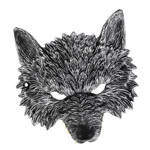 Yardenfun 2 Stück Wolf Halbgesicht Maske Halloween Kostüm Tierdetail Cosplay Party Masquerade Maske Wiederverwendbar Erwachsene Yardenfun 2 Stück Wolf Halbgesicht Maske Halloween Kostüm Tierdetail Cosplay Party Masquerade Maske Wiederverwendbar Erwachsene von Yardenfun