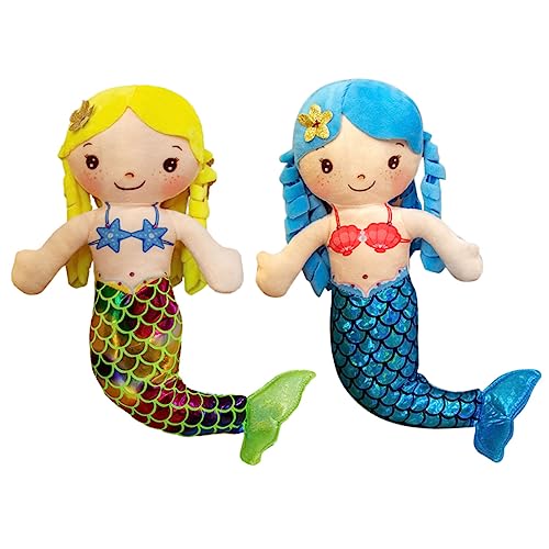 Yardenfun 2Stücke Gefüllte Meerjungfraupuppen Niedliche Spielzeuge für Mädchen Dekorative Meerjungfrau Accessoires für Verschönerung Yardenfun 2Stücke Gefüllte Meerjungfraupuppen Niedliche Spielzeuge für Mädchen Dekorative Meerjungfrau Accessoires für Verschönerung von Yardenfun