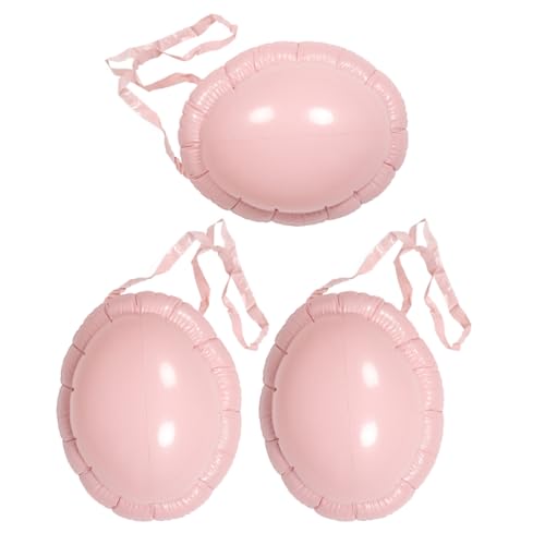 Yardenfun 3 Stück Aufblasbarer Großer Bauch Weihnachtsmann Cosplay Kostüm Requisite Gefälschter Bauch Schwangeren Frau Für Weihnachts Halloween Party Zubehör von Yardenfun