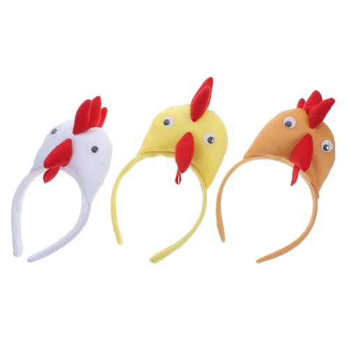 Yardenfun 3 Stück Teiliges Hühner Kopfbedeckungs für Kostümpartys Niedliches Huhn Stirnband für Erwachsene für Halloween Karneval und Festlichkeiten Yardenfun 3 Stück Teiliges Hühner Kopfbedeckungs für Kostümpartys Niedliches Huhn Stirnband für Erwachsene für Halloween Karneval und Festlichkeiten von Yardenfun