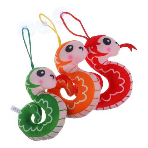 Yardenfun 3 Stück Teiliges Plüschschlangen mit Saugnapf in Grün Rot Orange Realistisch Gestaltete Kuscheltiere als Dekoration und Lernspielzeug für Halloween Requisiten und Geschenkidee Yardenfun 3 Stück Teiliges Plüschschlangen mit Saugnapf in Grün Rot Orange Realistisch Gestaltete Kuscheltiere als Dekoration und Lernspielzeug für Halloween Requisiten und Geschenkidee von Yardenfun