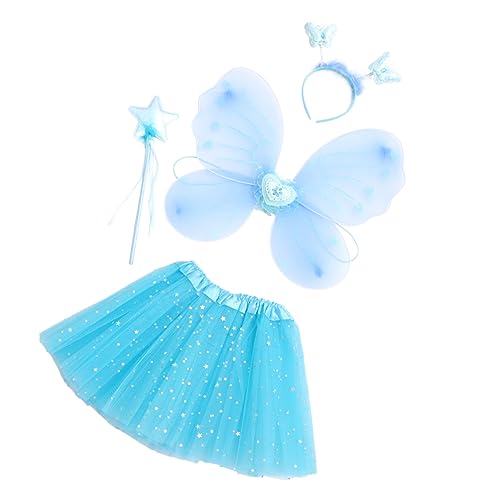 Yardenfun 4 Teiliges ädchenkostü Mit Schmetterlingsflügeln Tüllrock Und Haarreif Glitzernde Engel Accessoires Für Karneval Und Fasching Buntes Fairy Dress Set Für Yardenfun 4 Teiliges ädchenkostü Mit Schmetterlingsflügeln Tüllrock Und Haarreif Glitzernde Engel Accessoires Für Karneval Und Fasching Buntes Fairy Dress Set Für von Yardenfun