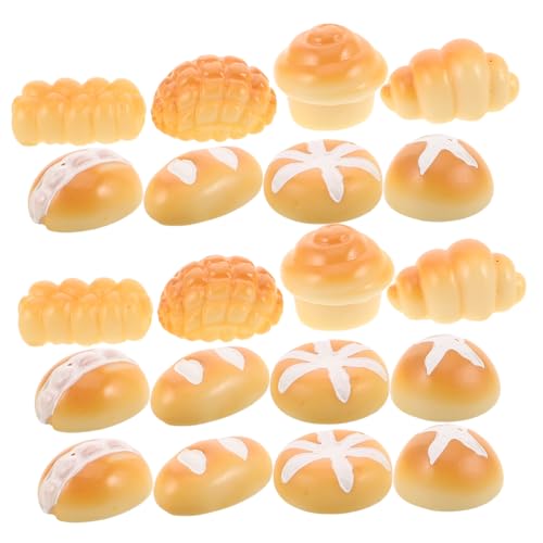 Yardenfun 40 Stück Teiliges Mini Brotfiguren aus Langlebigem Resin Realistische Künstliche Brotnachbildungen Lebensechte Miniatur Bäckerei Deko für Puppenhaus DIY Bastelprojekte Mikro Yardenfun 40 Stück Teiliges Mini Brotfiguren aus Langlebigem Resin Realistische Künstliche Brotnachbildungen Lebensechte Miniatur Bäckerei Deko für Puppenhaus DIY Bastelprojekte Mikro von Yardenfun