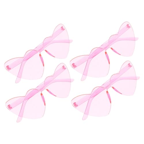 Yardenfun 4Stücke Randlose Sonnenbrillen Herzförmige Partybrillen Candy Farben Trendige Damen Sonnenbrille für Outdoor Karneval Mottopartys Langlebiges Yardenfun 4Stücke Randlose Sonnenbrillen Herzförmige Partybrillen Candy Farben Trendige Damen Sonnenbrille für Outdoor Karneval Mottopartys Langlebiges von Yardenfun