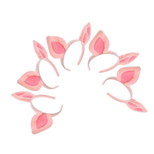Yardenfun 5 Stück Teiliges Rosa Schweineohren Haarreif aus Weichem Niedlicher Tier Cosplay Haarreifen für Frauen Kopfband für Gesichtsreinigung für Halloween und Party Yardenfun 5 Stück Teiliges Rosa Schweineohren Haarreif aus Weichem Niedlicher Tier Cosplay Haarreifen für Frauen Kopfband für Gesichtsreinigung für Halloween und Party von Yardenfun