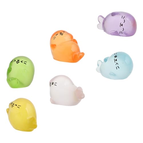 Yardenfun 6 Stück Miniatur Sealfiguren aus Harz für Mikrolandschaften Niedliche Gartenaccessoires und Terrarium Dekorationen für Heimdekoration und Kreative Projekte Yardenfun 6 Stück Miniatur Sealfiguren aus Harz für Mikrolandschaften Niedliche Gartenaccessoires und Terrarium Dekorationen für Heimdekoration und Kreative Projekte von Yardenfun