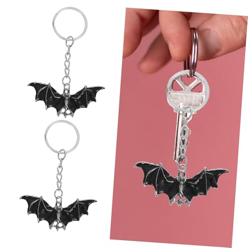 Yardenfun 6 Stück Teiliges Fledermaus Schlüsselanhänger Dekoratives Taschenanhänger mit Robustem Design Langlebig und Leicht als Halloween Party Deko und für Familie und Freunde Yardenfun 6 Stück Teiliges Fledermaus Schlüsselanhänger Dekoratives Taschenanhänger mit Robustem Design Langlebig und Leicht als Halloween Party Deko und für Familie und Freunde von Yardenfun