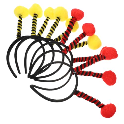 Yardenfun 6 Stück Teiliges Halloween Haarreif mit Ameisenfühlern Leichter und Bequemer Kopfschmuck für Erwachsene für Party Karneval und Cosplay Einfache Handhabung und Vielseitig Verwendbar von Yardenfun