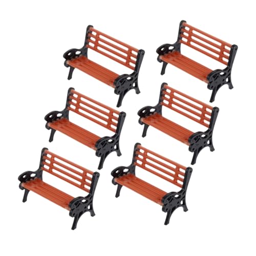 Yardenfun 6 Stück Teiliges Miniatur Mini Garten Ornamente Sitzbänke für Puppenhaus Niedliche Deko für Miniatur und Spielhäuser für Feengärten und Mikrolandschaften Yardenfun 6 Stück Teiliges Miniatur Mini Garten Ornamente Sitzbänke für Puppenhaus Niedliche Deko für Miniatur und Spielhäuser für Feengärten und Mikrolandschaften von Yardenfun