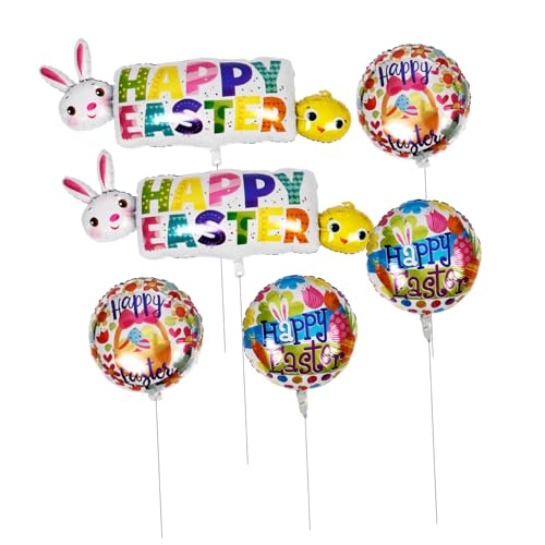 Yardenfun 6St Partydekorationsbälle Partyzubehör Luftballons Kaninchenballons Feierballon Hase von Yardenfun