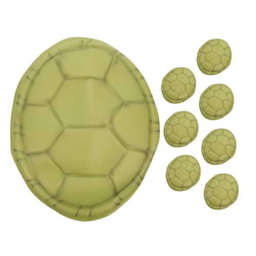 Yardenfun 8 Stück Teiliges Schildkrötenpanzer Kostüm aus Eva Leichtes Elastisches Party Cosplay Zubehör Frei Größenverstellbar für Halloween Karneval und Bühnenauftritte von Yardenfun