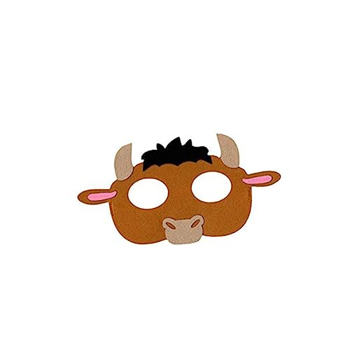 Yardenfun 8 Stück tierische Maske Maskentier Bauernhoftiermaske Partytanz-Tiermaske Kostüm Tiermaske Halloween Schaum Halloween-Maske Tiermasken Neuheit Tiergesichtsmasken für von Yardenfun