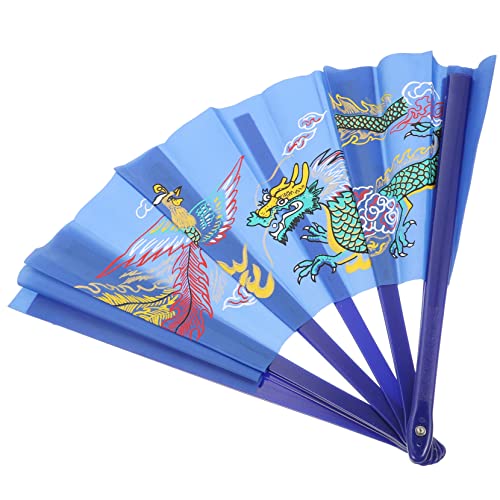Yardenfun Chinesischer Fächer für Auftritte Faltbarer Fan mit Kunstvollem Drachen Design für Tanz Wushu Festivals und Heimdekoration Leicht und Tragbar Elegantes Accessoire für Jede Yardenfun Chinesischer Fächer für Auftritte Faltbarer Fan mit Kunstvollem Drachen Design für Tanz Wushu Festivals und Heimdekoration Leicht und Tragbar Elegantes Accessoire für Jede von Yardenfun