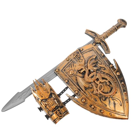 Yardenfun Cosplay Helm Schild aus Robustem Kunststoff Leicht und Langlebig für Halloween Karneval Bühnenperformance Jungen Mädchen Party Dekoration von Yardenfun