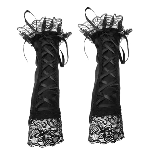 Yardenfun Damen Lace Sleeve Covers Für Kostü Und Party Elegante Spitzenärmel Für ädchen Dekoration Für Das Performance Outfit Yardenfun Damen Lace Sleeve Covers Für Kostü Und Party Elegante Spitzenärmel Für ädchen Dekoration Für Das Performance Outfit von Yardenfun