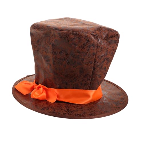 Yardenfun Eleganter Herrenhut Hoher Viktorianischer Braun Zauberer Kostüm Party Accessoire für Halloween Festliche Auftritte Unisex Stilvoll und Detailreich Gefertigt Yardenfun Eleganter Herrenhut Hoher Viktorianischer Braun Zauberer Kostüm Party Accessoire für Halloween Festliche Auftritte Unisex Stilvoll und Detailreich Gefertigt von Yardenfun
