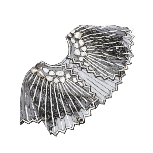 Yardenfun Eleganter Pailletten Cape für Damen Retro Bankett Umhang Vielseitig Hochzeiten Partys Bühnenaufführungen Yardenfun Eleganter Pailletten Cape für Damen Retro Bankett Umhang Vielseitig Hochzeiten Partys Bühnenaufführungen von Yardenfun