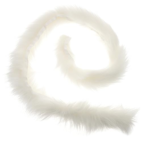 Yardenfun Fluffy Boa Kostümzubehör für Frauen Flauschiger Halsschmuck für Halloween Weihnachten Maskenball Geburtstagsfeiern Stilvoller Pelzschal von Yardenfun