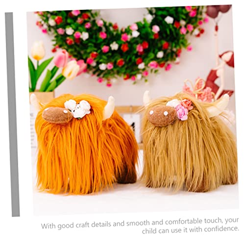 Yardenfun Fluffy Highland Cow Kuscheltier Plüschtier Cartoon Stofftier Desktop Deko Weiches Waschbares Kuscheltier für Mädchen Jungen Niedliches Kompaktes Plüschspielzeug Yardenfun Fluffy Highland Cow Kuscheltier Plüschtier Cartoon Stofftier Desktop Deko Weiches Waschbares Kuscheltier für Mädchen Jungen Niedliches Kompaktes Plüschspielzeug von Yardenfun
