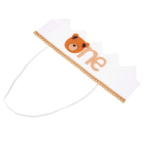 Yardenfun Geburtstagskrone für Stirnband Filz mit Glitzer für Geburtstagsfeiern Bezauberndes Design Leichte Ausführung Perfektes Mitgebsel für Unvergessliche von Yardenfun